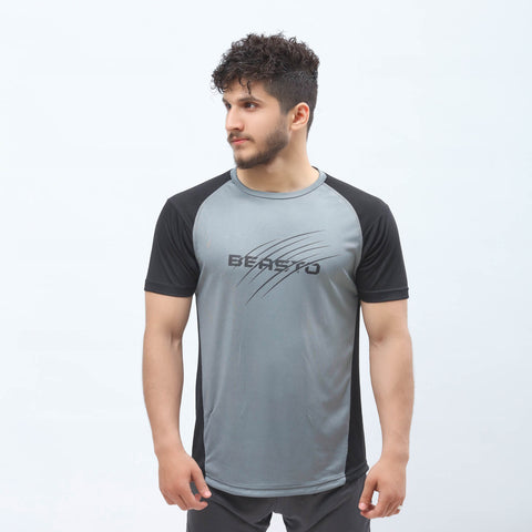 Get Better Today Tee - Grey/Black