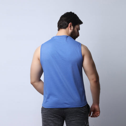 Athletic Tank Top -  Blue