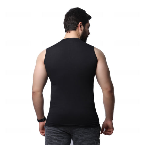 Athletic Tank Top -  Black