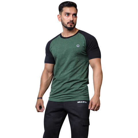 Sparkling Raglan Tee – Green