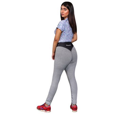 Curve X Diamond Leggings – Grey